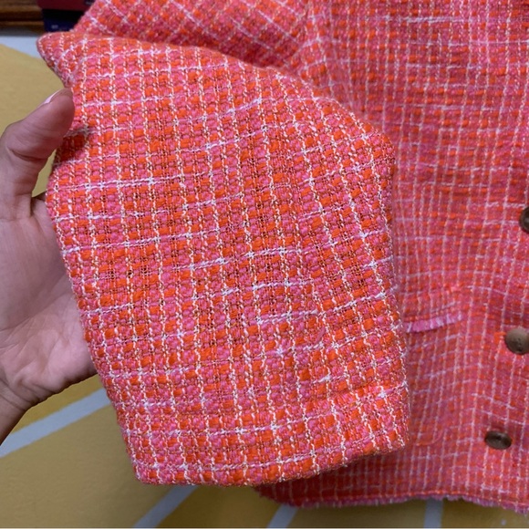 J. Jill Dahlia Tweed Jacket Blazer Size XS - Picture 6 of 12